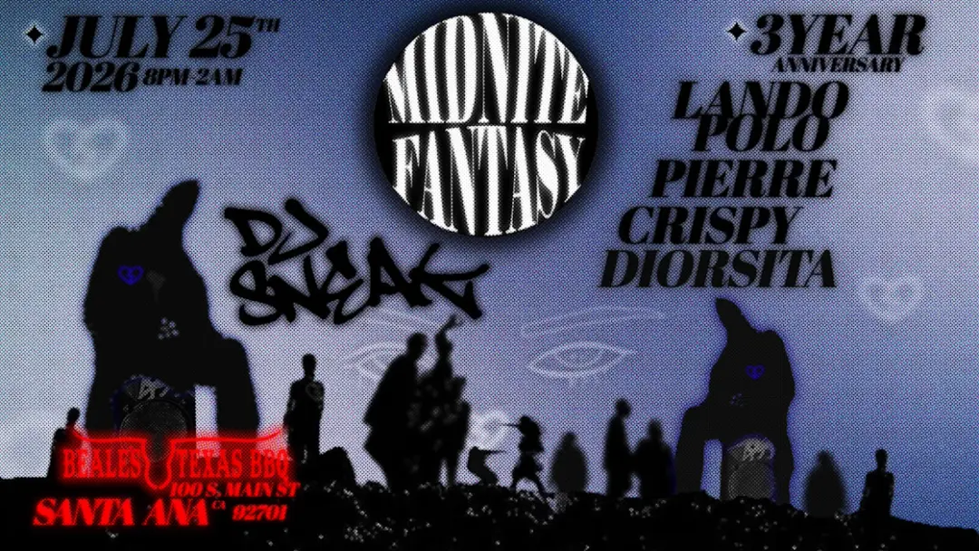 Midnite Fantasy 3 Year Anniversary Party - Dj Sneak