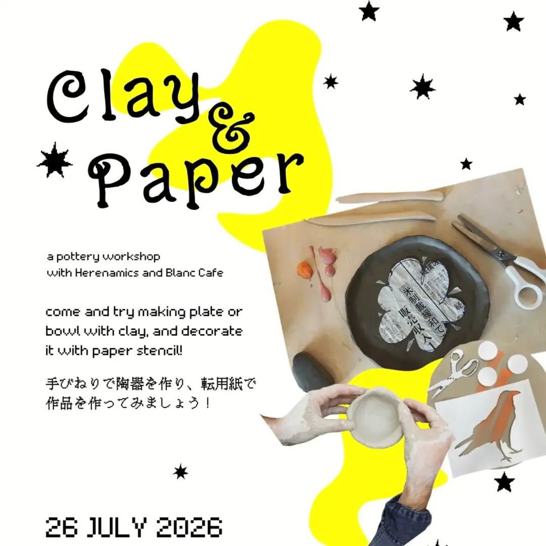 CLAY & PAPER - a pottery workshop
