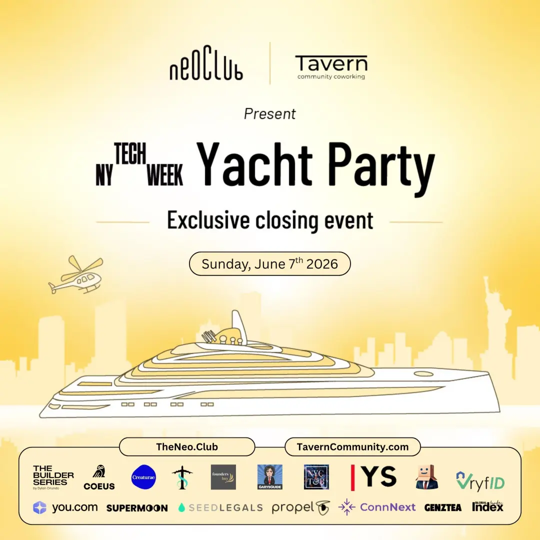 Yacht Party - #NYTechWeek