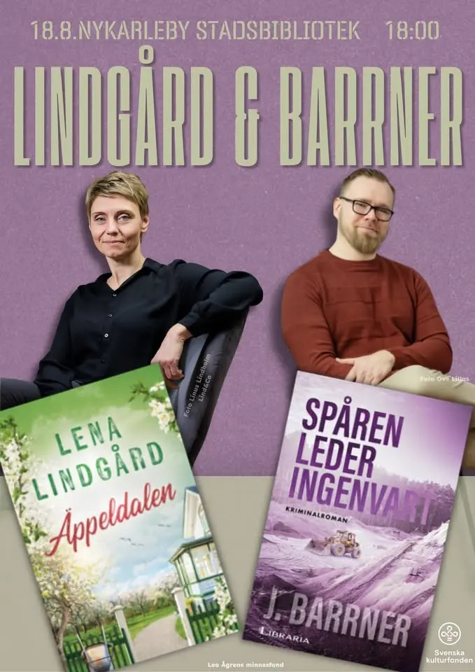 Författarkväll Lindgård & Barrner
