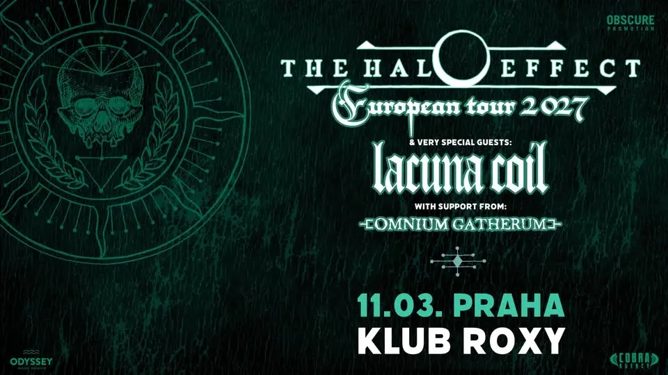 THE HALO EFFECT, LACUNA COIL, OMNIUM GATHERUM - Praha