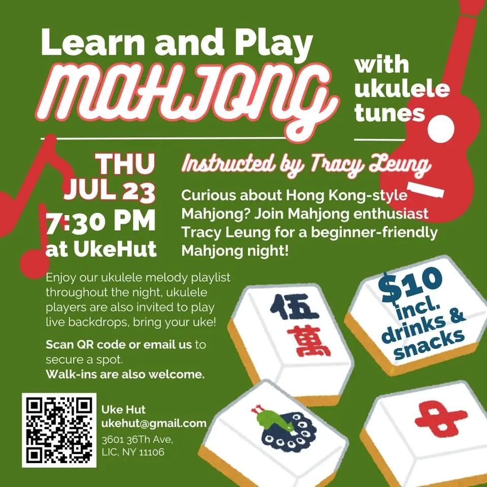 Learn and Play Mahjong with ukulele tunes