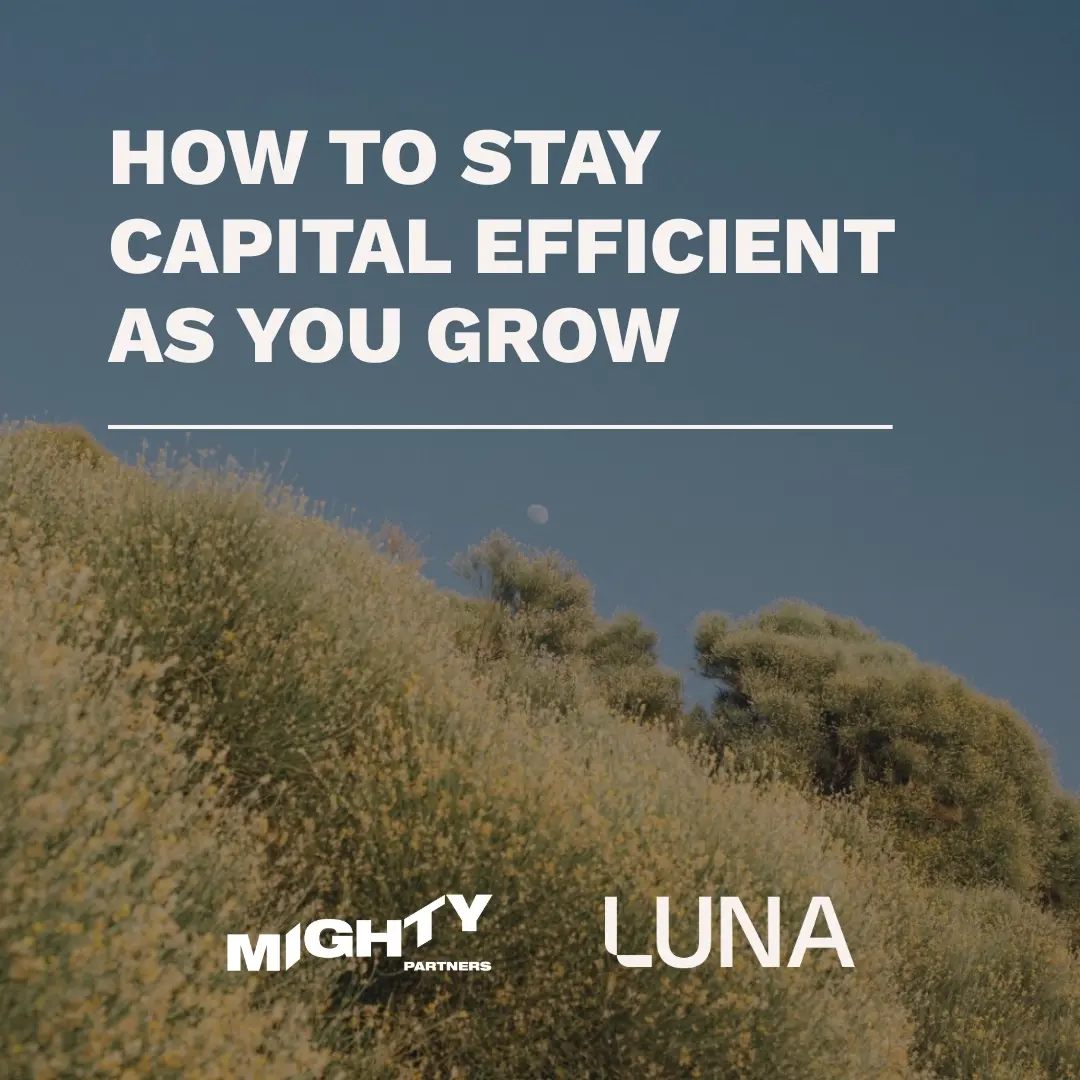 LUNA x Mighty: How to Stay Capital Efficient as you Grow