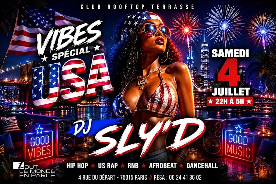 Soiree Vibes Rooftop Club Terrasse Hiphop Afrobeat, Latino