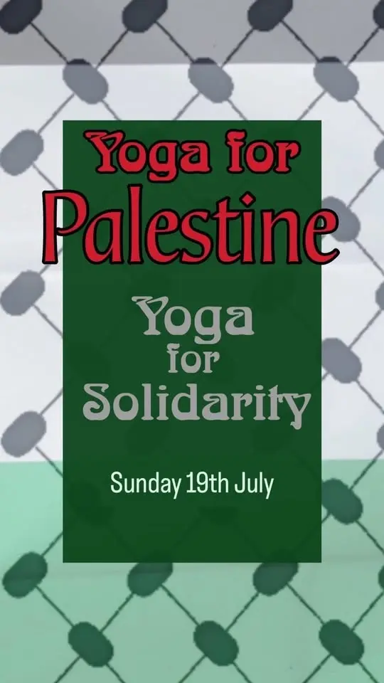 Yoga for Palestine 🍉 Yoga för Palestina
