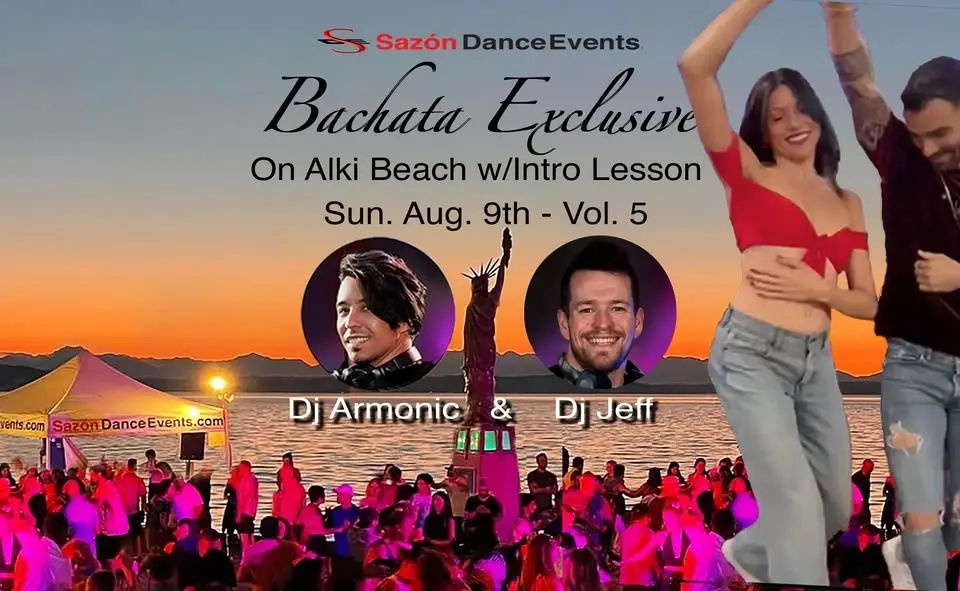 Sunday Bachata Exclusive on Alki Beach w/intro lesson Vol. 5