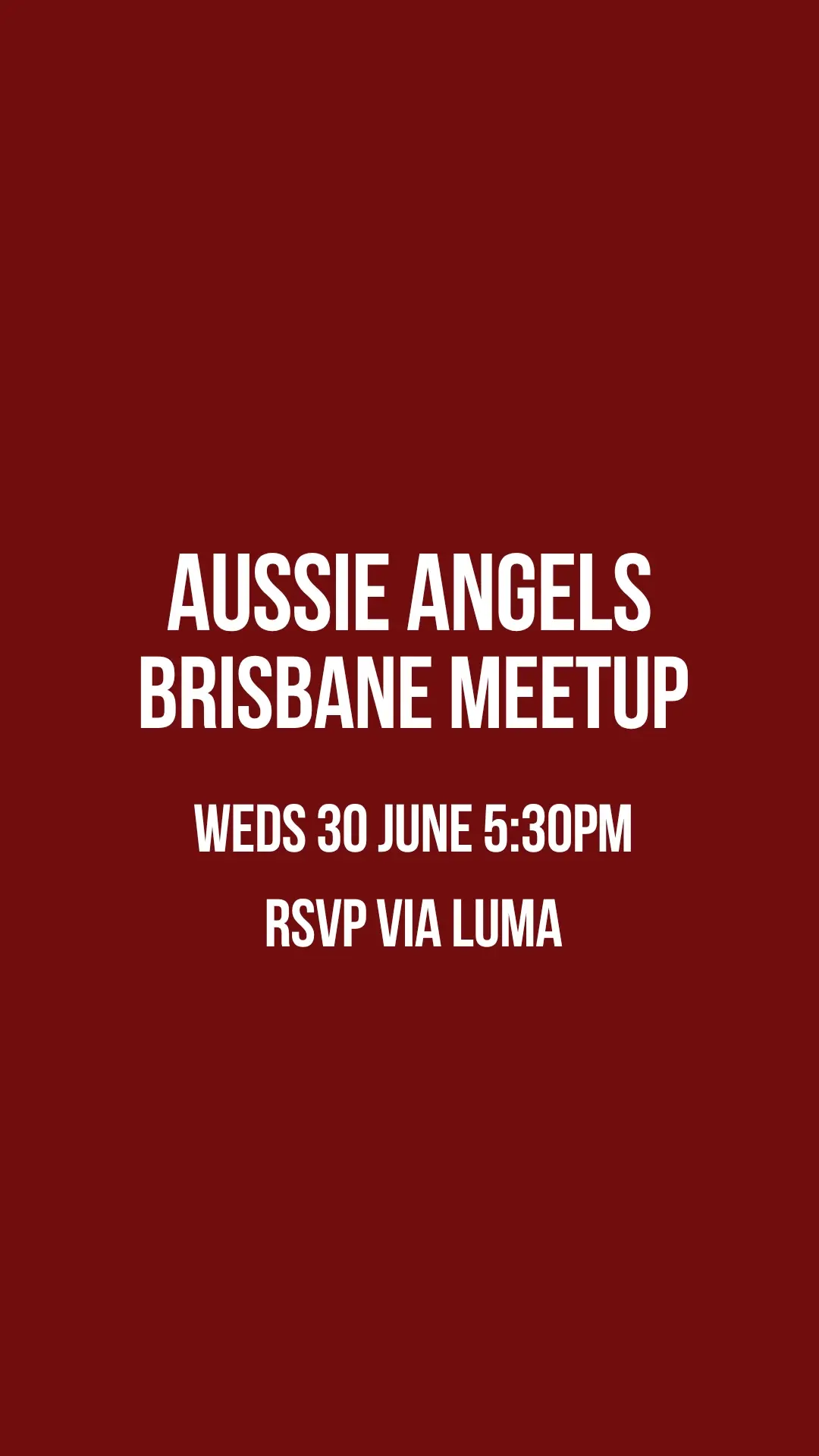 Aussie Angels | Brisbane Meetup
