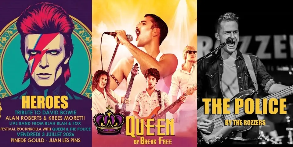 "BOHEMIAN RAPSODIE" Queen - The Police & David Bowie - Fest. Rocknrolla II Best Tribute !!!