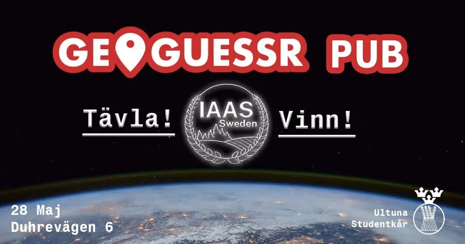 Geoguessr-pub med IAAS!