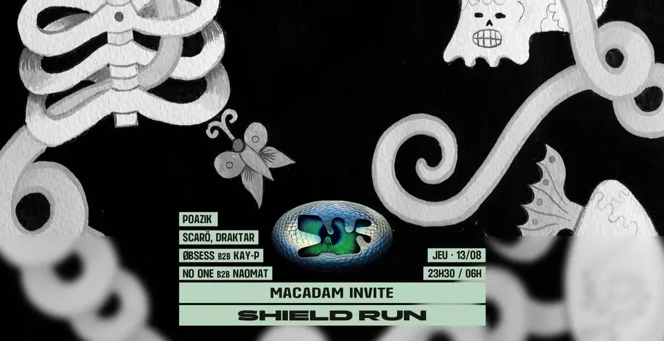 Macadam x Shield Run • Poazik ~ Øbsess B2B Kay-P ~ ScarÖ ~ No one B2B Naomat ~ Draktar