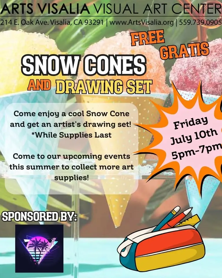 Snow Cones and Drawing Set - Free Event