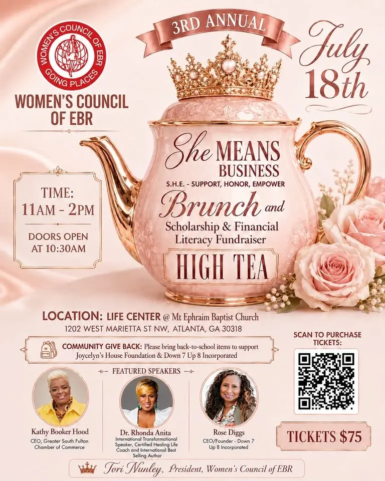 3rd Annual She Means Business Brunch & High Tea: Scholarship & Financial Literacy Fundraiser