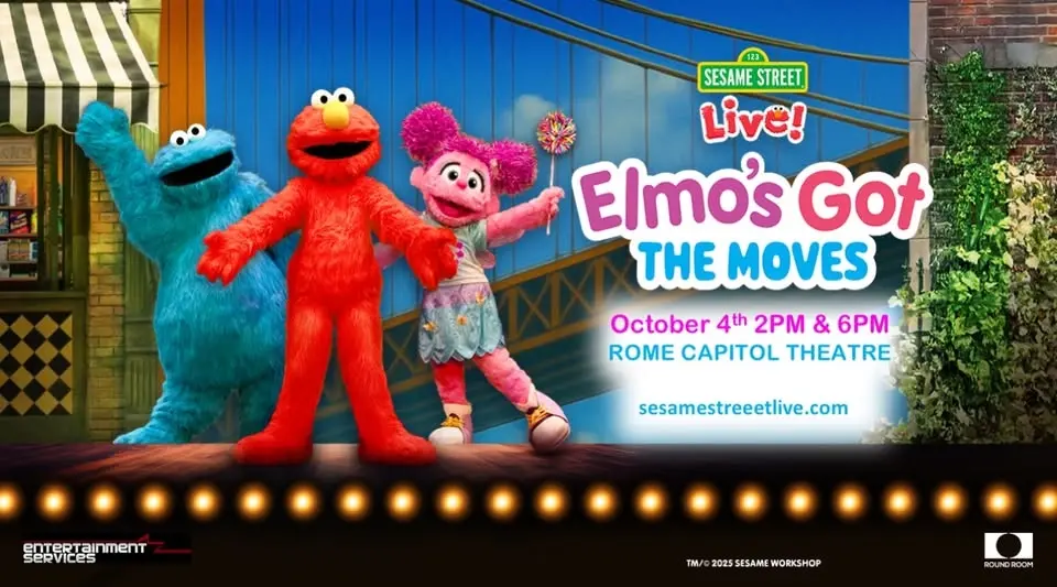 Sesame Street Live - Elmo's Got The Moves at The Rome Capitol Theatre at 2PM
