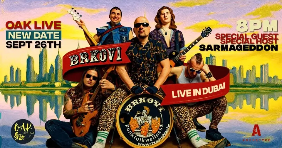 BRKOVI | Live in Dubai | 26 September 2026 | OAK LIVE