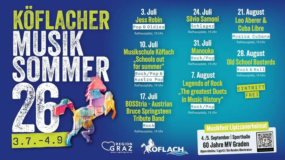Köflacher Musiksommer 26 - Leo Aberer & Band
