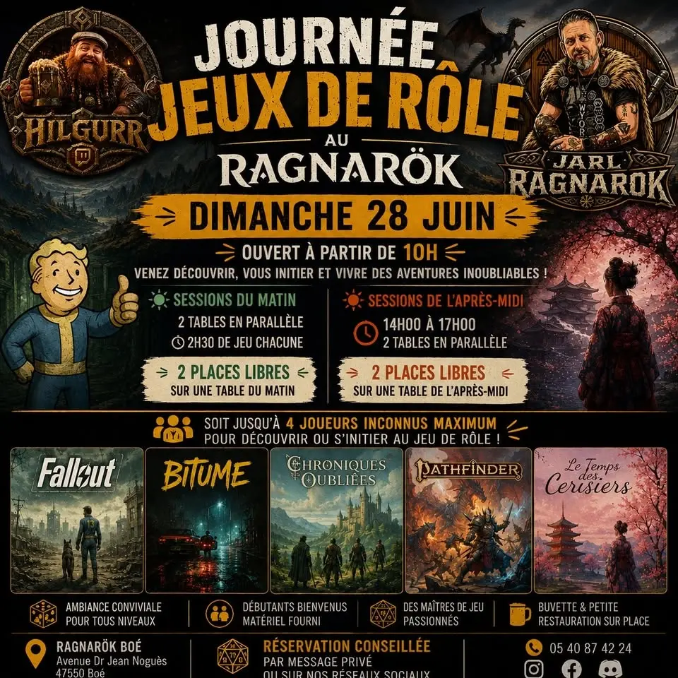 Journée jeux de rôle