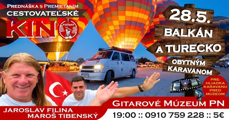 🌍 Bálkán a Turecko obytným transportérom :: Kvíz a prednáška s premietaním