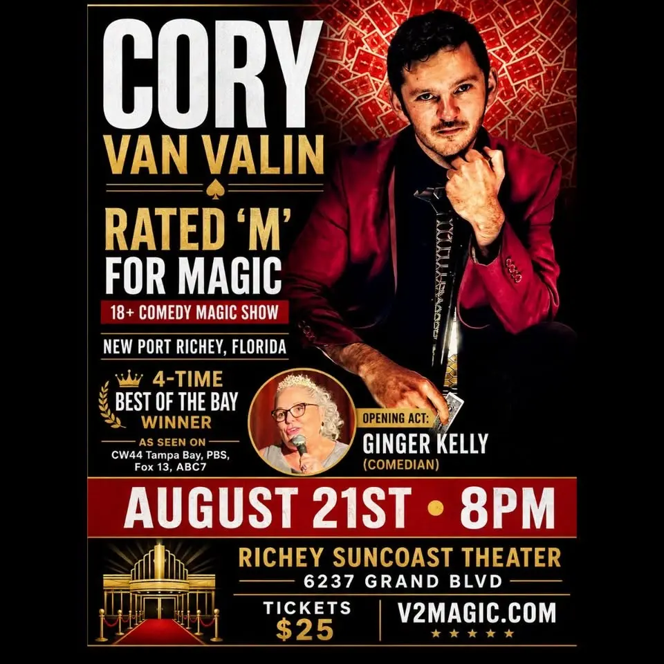  Rated 'M' for MAGIC — Cory Van Valin (18+ Comedy Magic Show) 