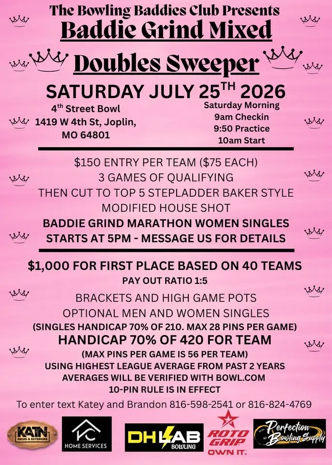 Baddie Grind Mixed Doubles Sweeper