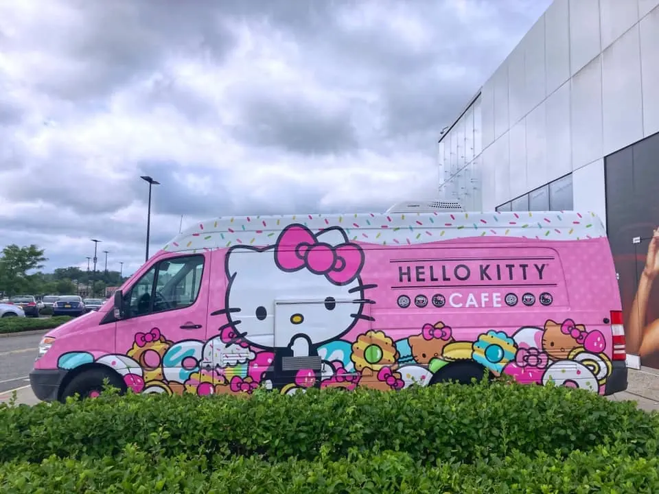 Hello Kitty Cafe Truck East - Paramus Appearance