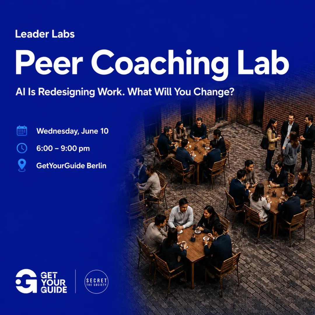 Peer Coaching Lab: AI Is Redesigning Work. What Will You Change?