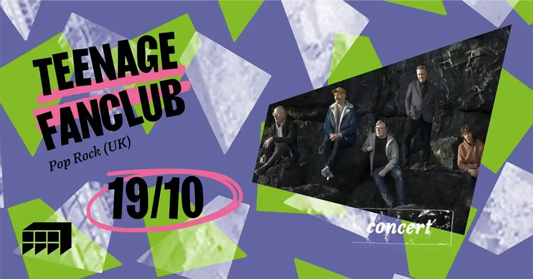 TEENAGE FANCLUB en concert (indie rock legends) · Marché Gare LYON