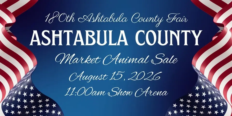 Ashtabula County Market Animal Sale