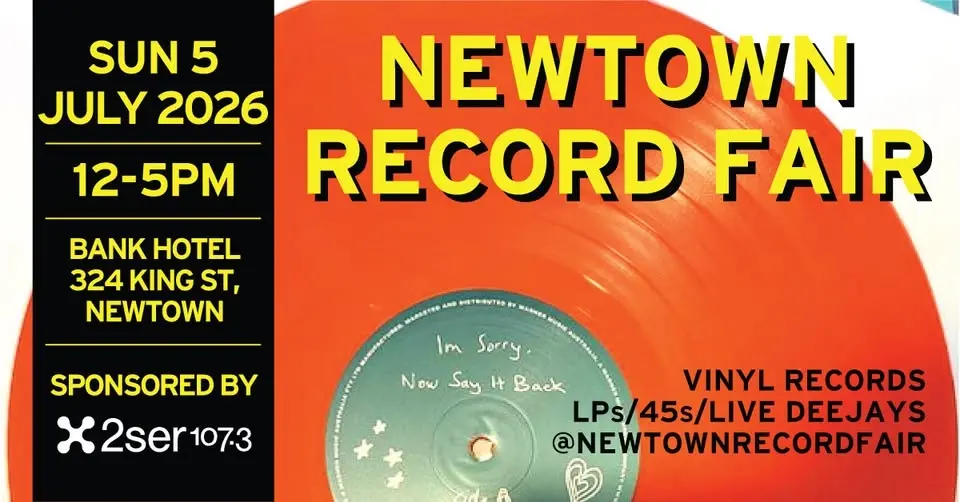 Newtown Record Fair - Sunday 5 July 2026