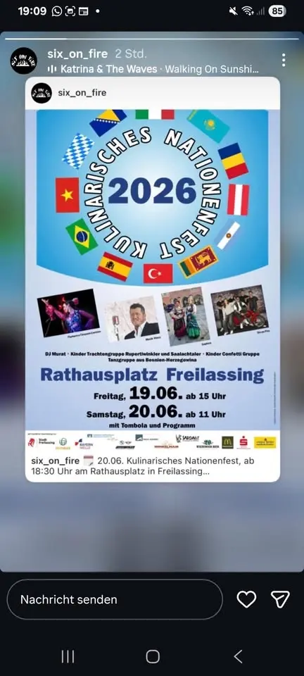 Kulinarisches Nationenfest