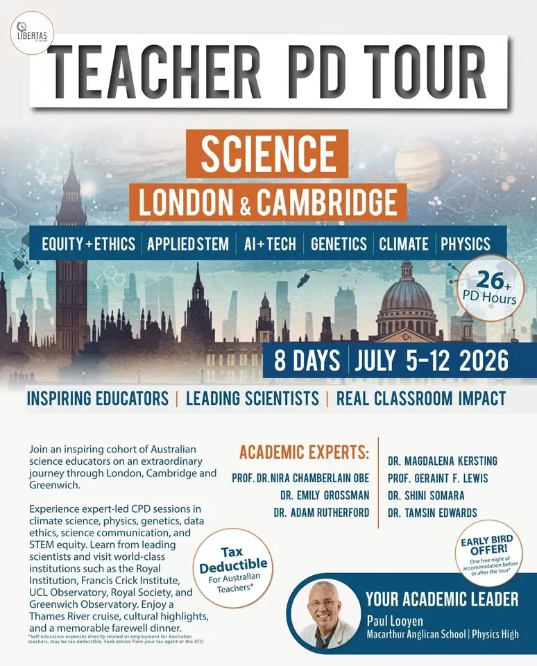 Science PD in London/Cambridge