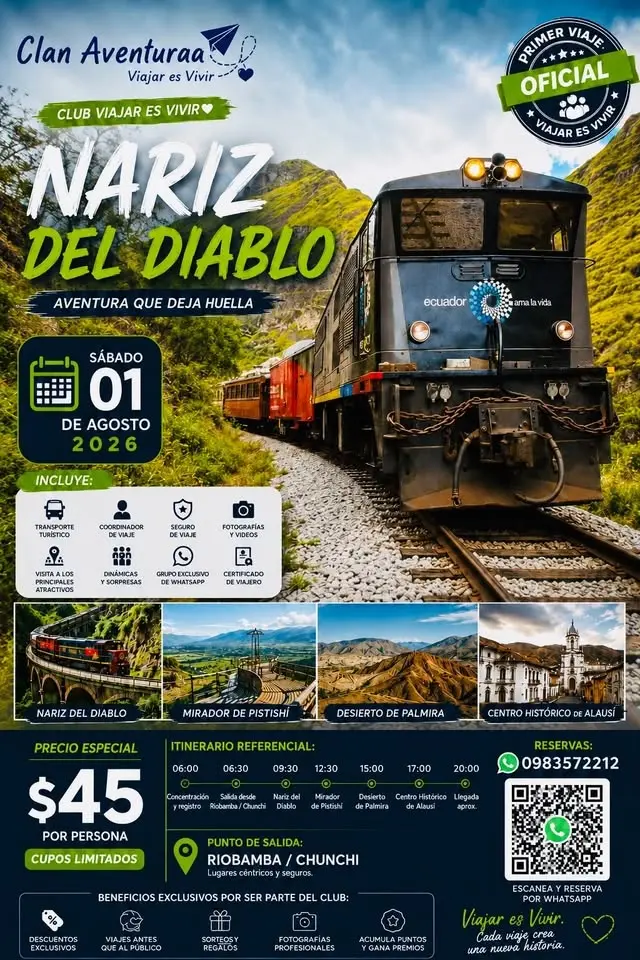 🚂 Tren Nariz del Diablo | Primer Viaje Oficial Club Viajar es Vivir