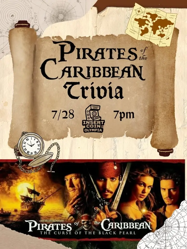Pirates of the Caribbean Trivia @ Insert Coin Olympia!
