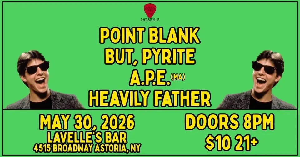 KDR Presents: Point Blank/But, Pyrite/A.P.E. (MA)/Heavily Father @ Lavelle's