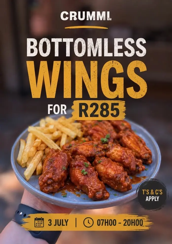 Bottomless wings day