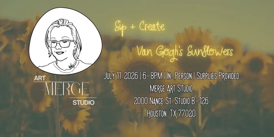 Sip and Create Van Gogh's Sunflowers