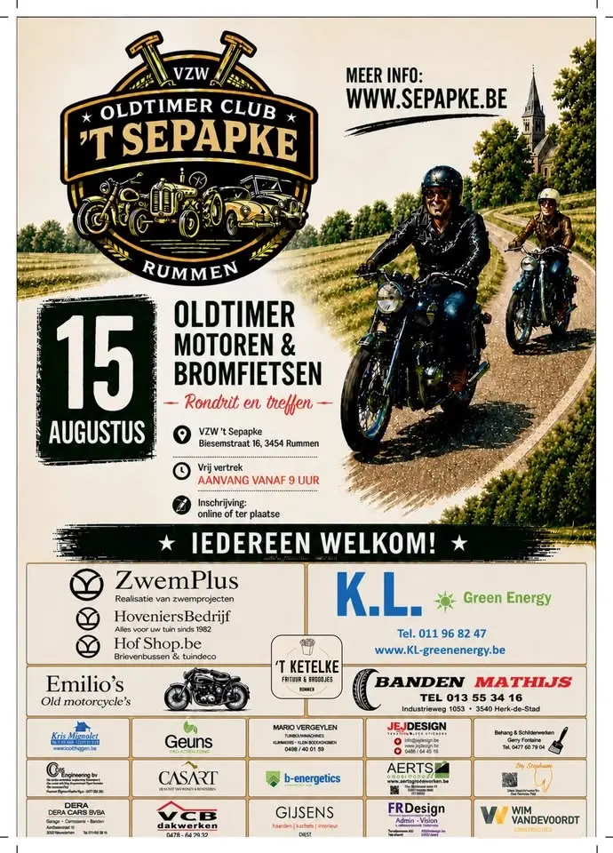 Oldtimer motoren & bromfiets treffen