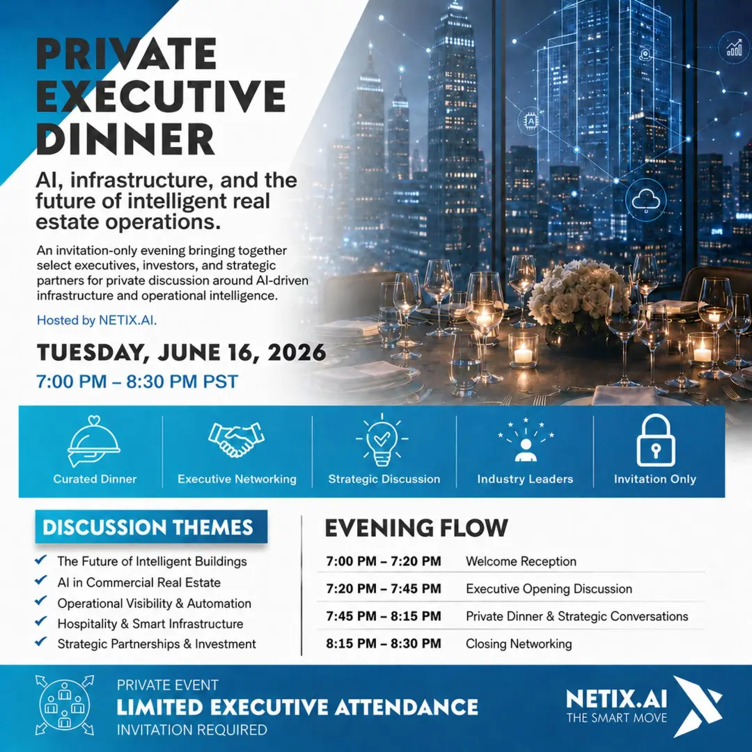 Private Executive Dinner: AI & Intelligent Buildings