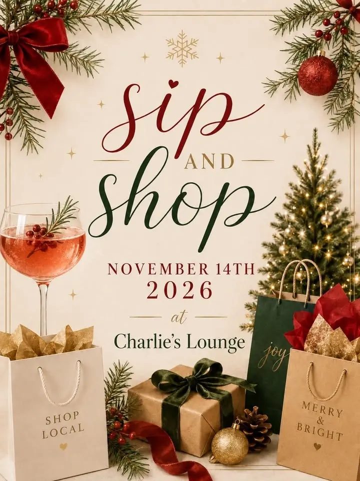 3rd Annual Charlie’s Sip and Shop