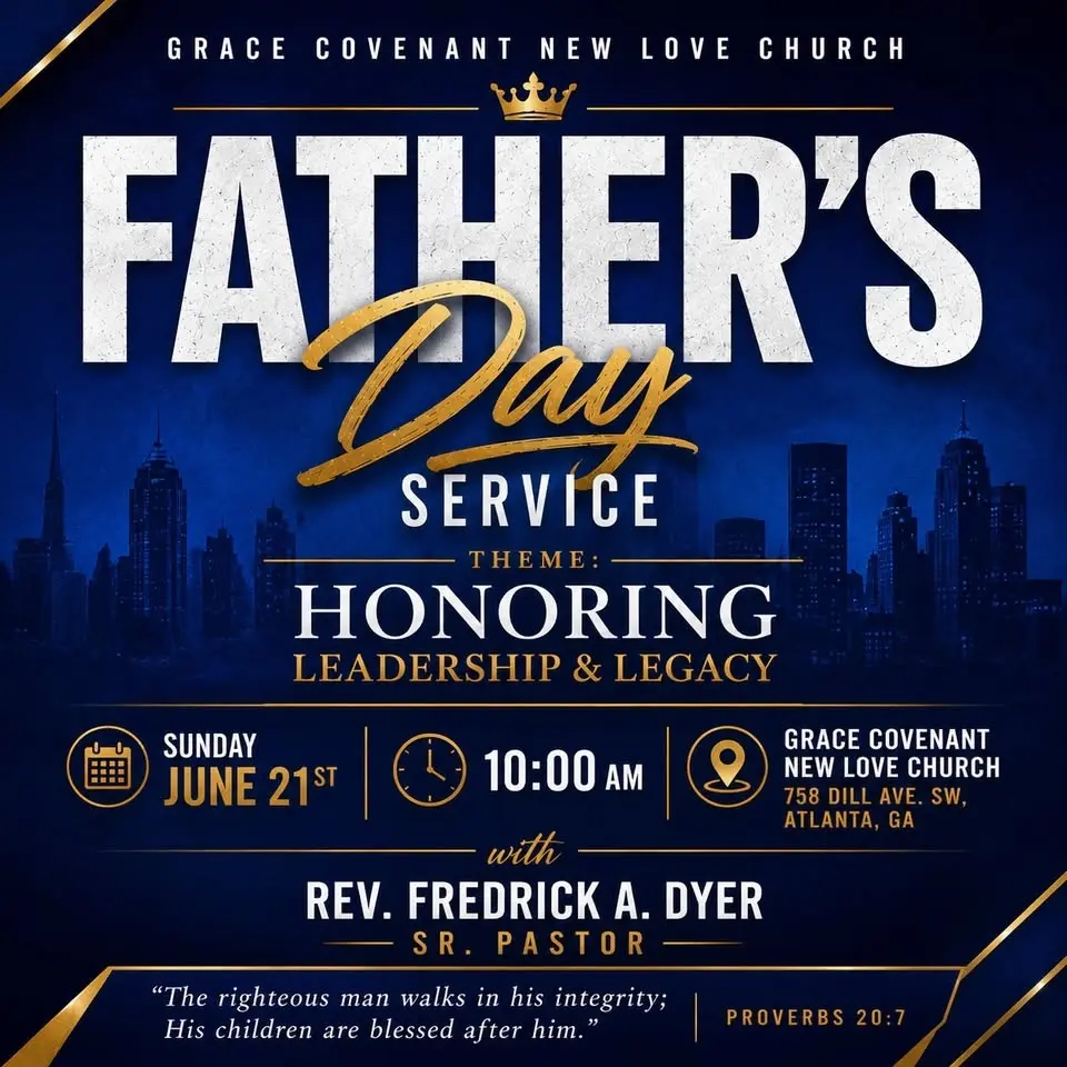 👑💙 FATHER’S DAY SERVICE 💙👑
