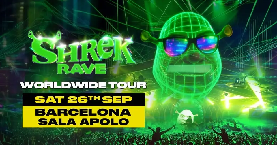 Shrek Rave Is Coming To Barcelona!