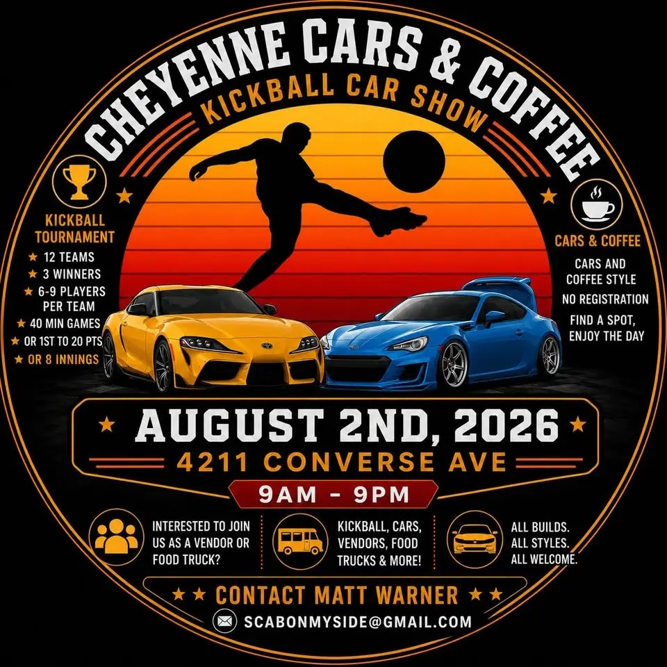 Cheyenne Cars and Coffee Kickball Car Show