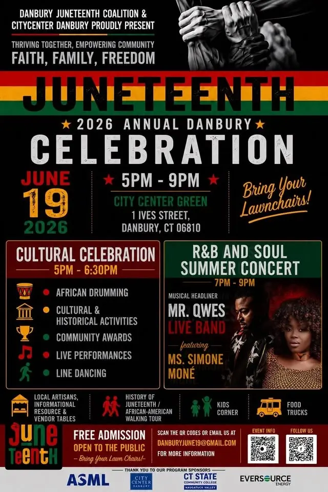 Annual Danbury Juneteenth Cultural Celebration & Summer Concert