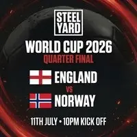 England vs Norway| Quarter Finals| World Cup 2026 Live