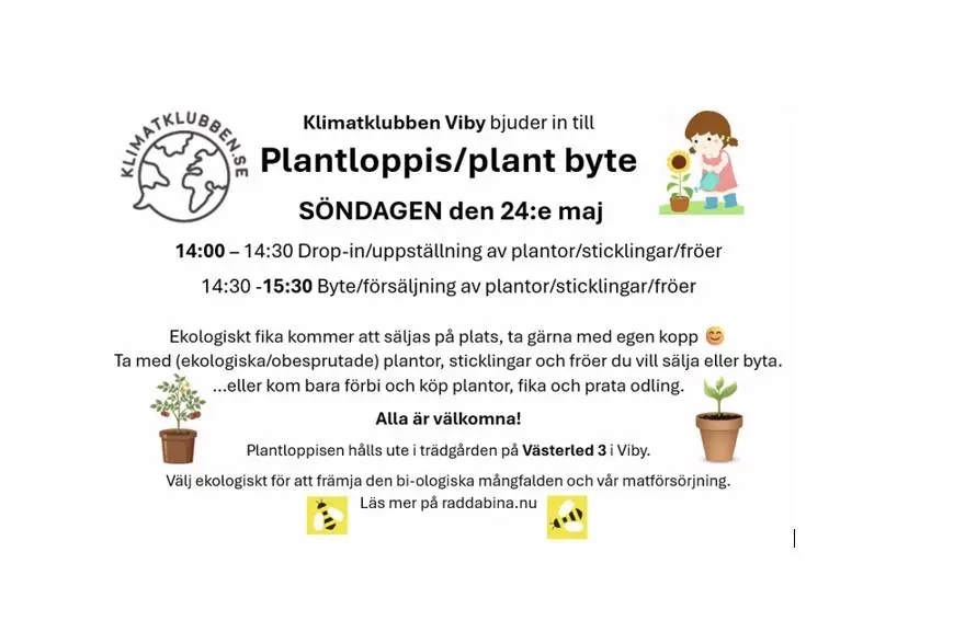 Plantloppis/plantbyte