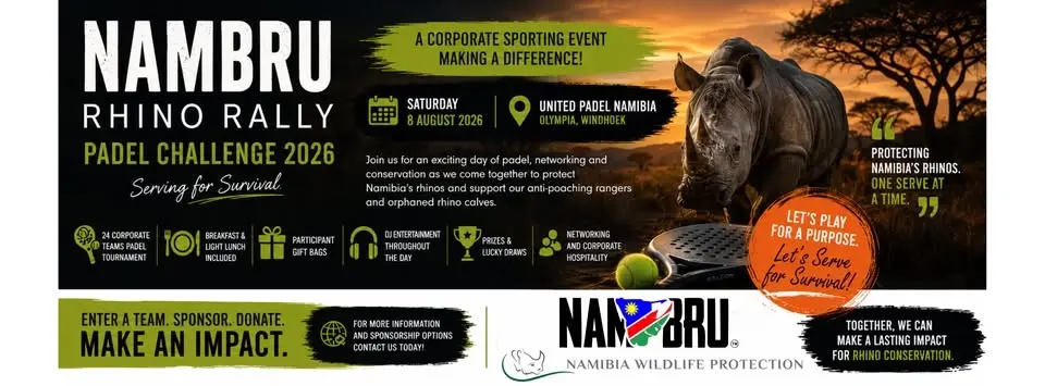 NAMBRU Rhino Rally Padel Challenge 2026 – Serving for Survival
