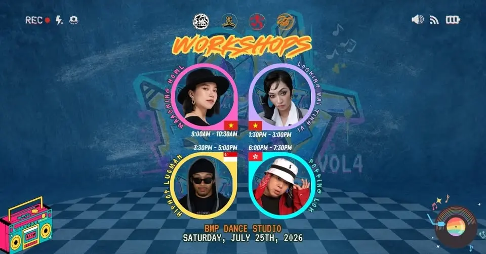 On Beat Workshop: Popping Lok | Luqman | Mai Tinh Vi | Howl 