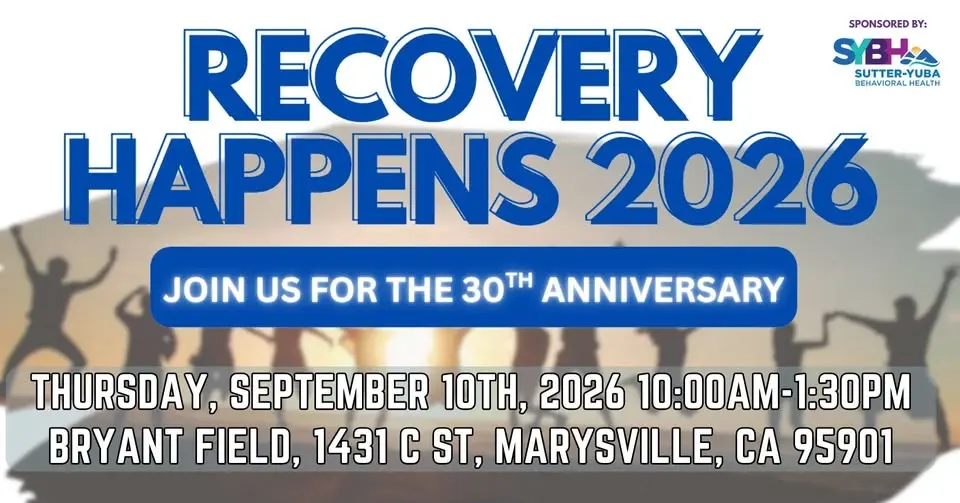 Recovery Happens 2026 - 30th Anniversary | September 10th (10AM - 1:30PM)
