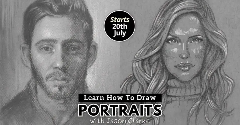 10 Week Portrait Drawing Course Gold Coast