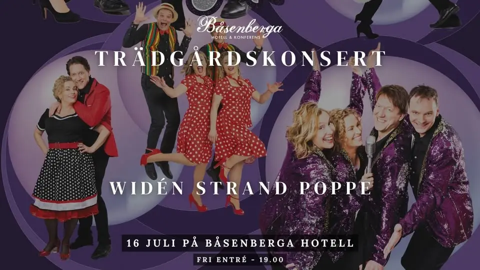 Trädgårdskonsert med Widén Strand Poppe