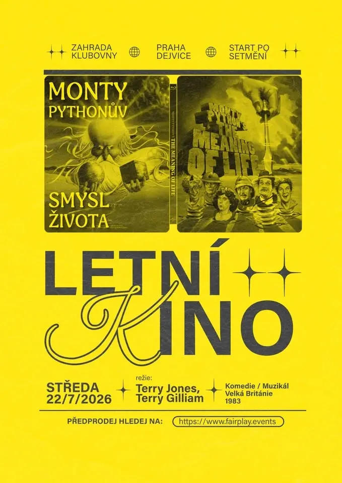 Letní kino v Klubovně • Monty Pythonův Smysl života